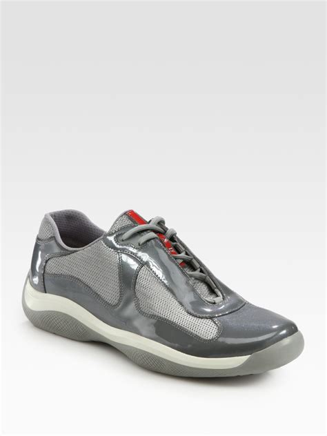 prada trainers grey|black and grey prada sneakers.